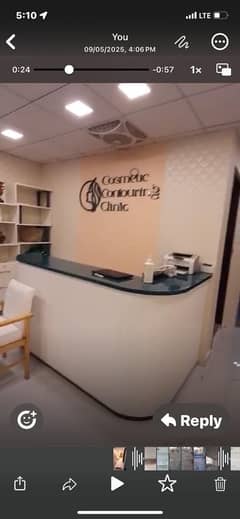 Office reception desk