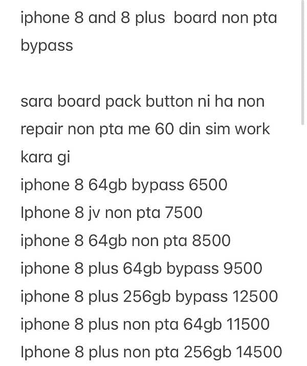 iphone boards available 6 to 12 boards hain bypass bhi non pta x xr 11 3