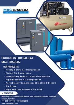 Piston Air Compressor/Screw Air Compressor/Air Tanks/Air Dryers