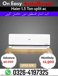 Haier 1.5 Ton split AC 19hfca On Easy Installment