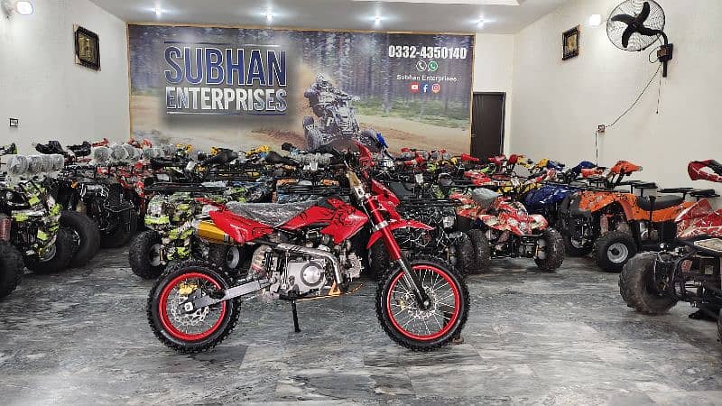 124cc Sports Mini Dirt & Atv Quad Bikes Delivery In All Pakistan 6