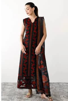 Ladies Lawn Suit -  Best Quality Cotton Lawn - Embroidered suit