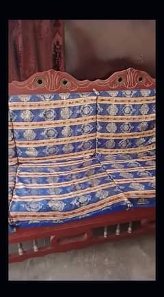wooden sofa