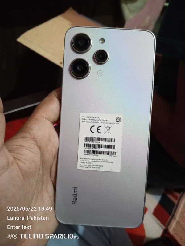 redmi 12  8/128  10/10 condition with box 0