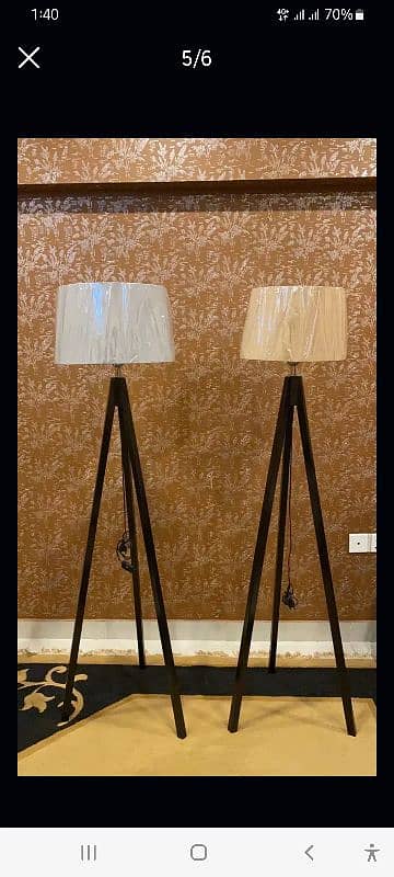 wooden Floor lamp