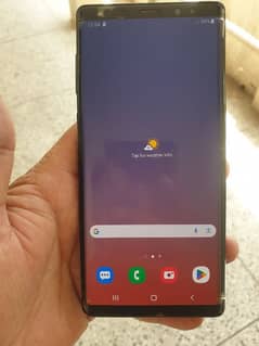 Samsung note9 6/128 dual sim only sim call no chat data of hota he