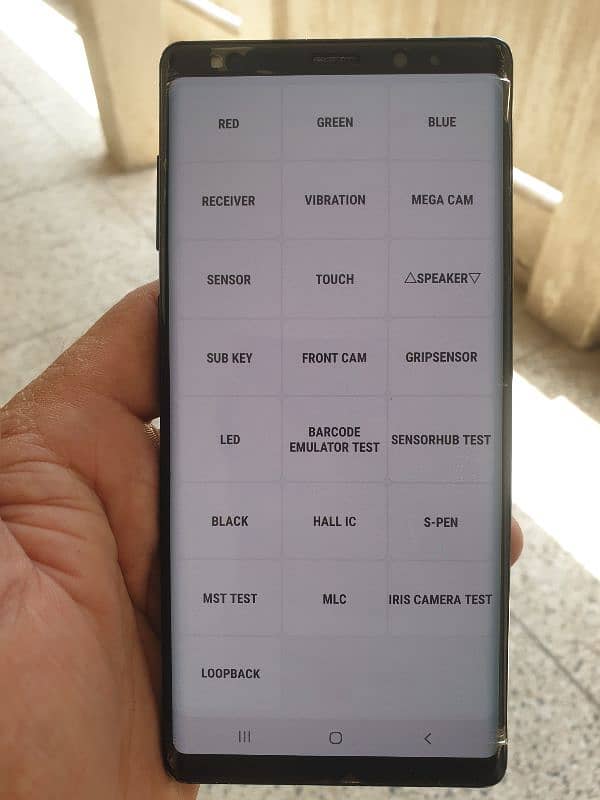 Samsung note9 6/128 dual sim only sim call no chat data of hota he 3