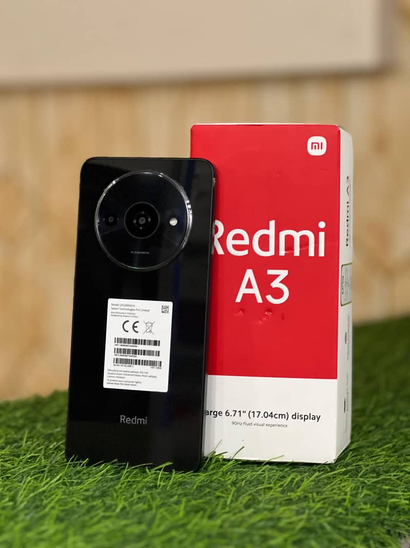 Redmi A3 4gb Ram 64gb Storage With Box & Charger 0
