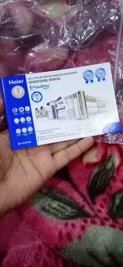Haier AC DC inverter 1.5 ton for saleCamy WhatsApp number 03244025496