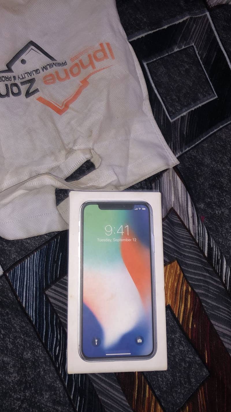 iPhone x pta prove with original box orignal panal 0