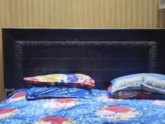 wooden bed