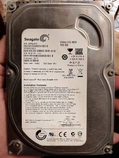 Seagate 500 GB Sata Hard Drive