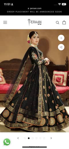 Peraan Official Lehnga with choli and dupatta (only worn once)