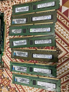 7 Ram sticks total of 20GB