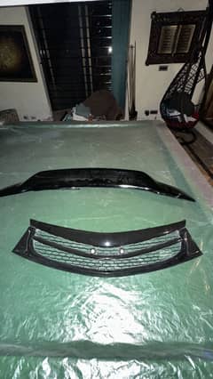 Ducktail spoiler for Corolla 16-24 / Corolla GT grill for 16-18