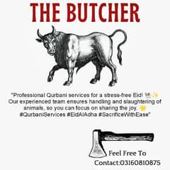 Butcher for Eid