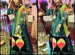 Mehndi lehnga kurti