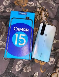Camon 15 Pro 6 128 With Box charger