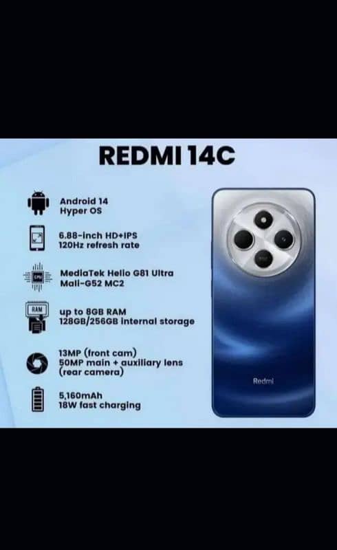 Redmi 14 c new condition not deliverable 1