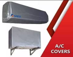 2 Pcs cotton quilted indoor outdoor  AC cover