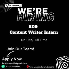 Content writer intern
