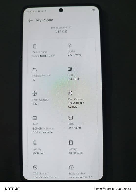 12 Gb Ram 256 memory pack mobile no open 3