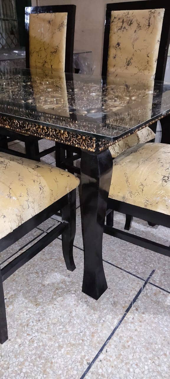 6 six seater Dining Tables\6 chairs & table\wooden table sale 1