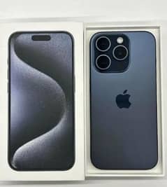 Iphone 15promax blue titanium