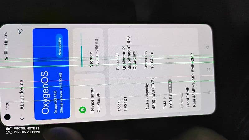 OnePlus 9r read add Exchang possible 5