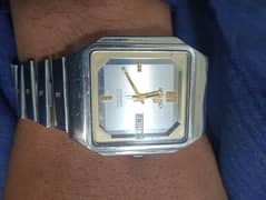 Seiko 5 automatic Japan watch 23 jewels square shaped 03454646205