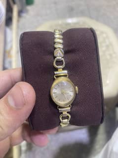 timex amd agon 17 jewels gold plated watches