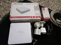 2 camera with DVR HIKVISION LONG BACKUP