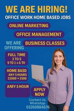 Online work available
