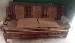 Wooden Sofa Set Pure Wood 