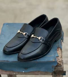 Handmade leather medicated shoes