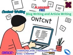 Service Provided as content writer and Blog writer.