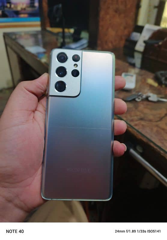 S21 ultra full clean condition 10/10 only one dote camera kai pass 0