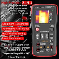 ZT-R01   2-in-1 Thermal Imaging Digital Multimeter,with IR Camera,