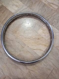 front and back rim, gear paddle , handle and back wheel drum.