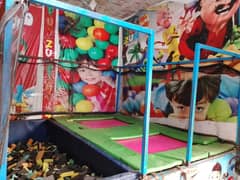 11 kids rides, jumping, slides  and 2 motion sensor games for sale