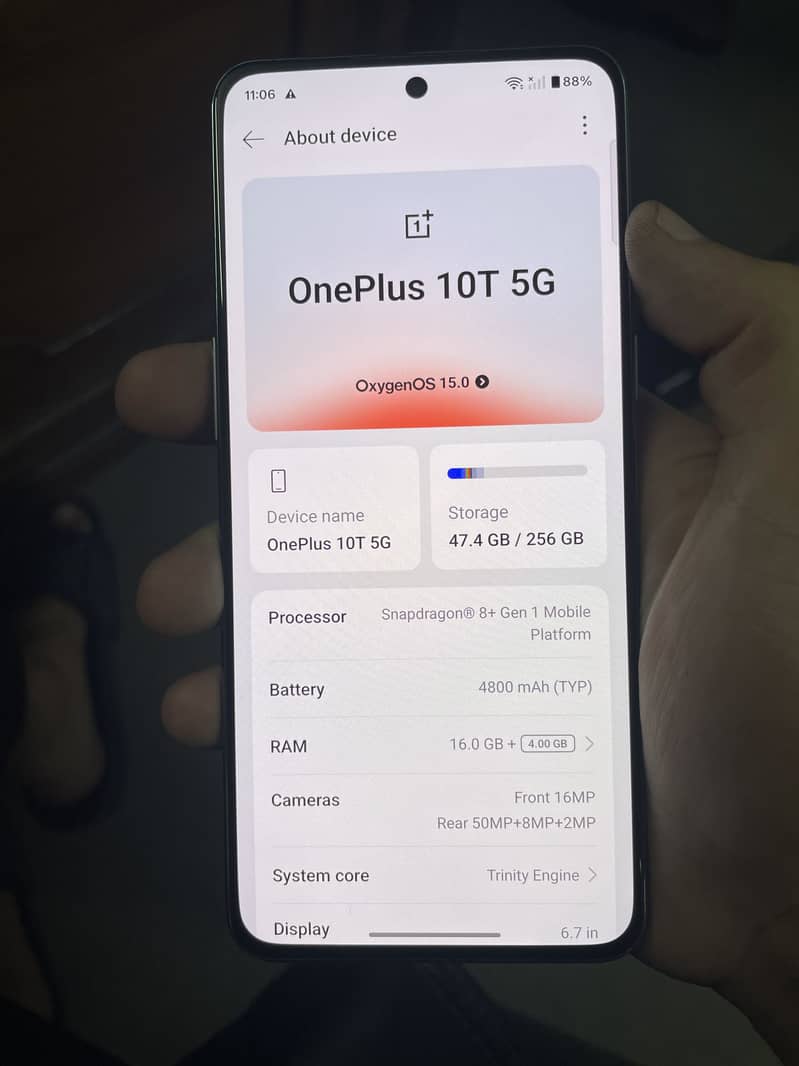 one plus 10t 5g non pta no sim time 2