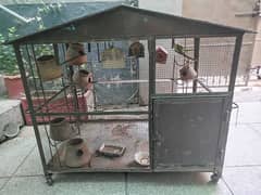 Strong & Stylish Parrot Cage – Great Condition
