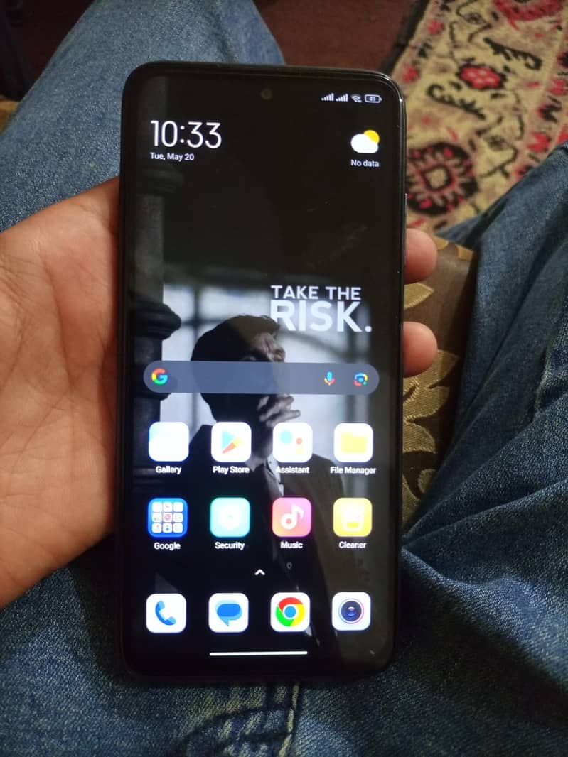 Redmi 10 with box like new condition touch side finger print 2