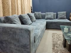 7 seater L shape sofa