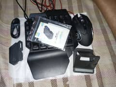 Half Hand Gaming Keyboard and Mouse Combo,