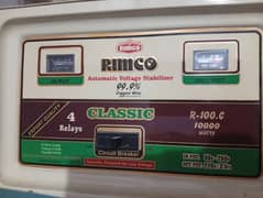 Rimco 10k watts automatic voltage stabilizer