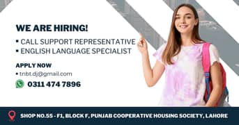 Job Opportunity (Professional & Students)