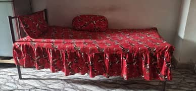 single steel bed new