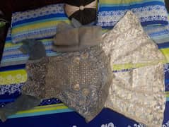 clothes medium size Plazo, short frok ,Dupatta