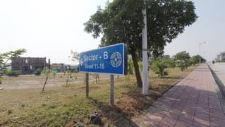 B Block 10 marla plot no 516 Near to Bahria Head office available for sale